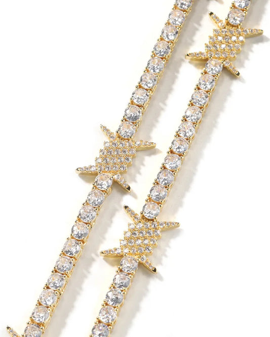 3.5mm Iced Fang Chain