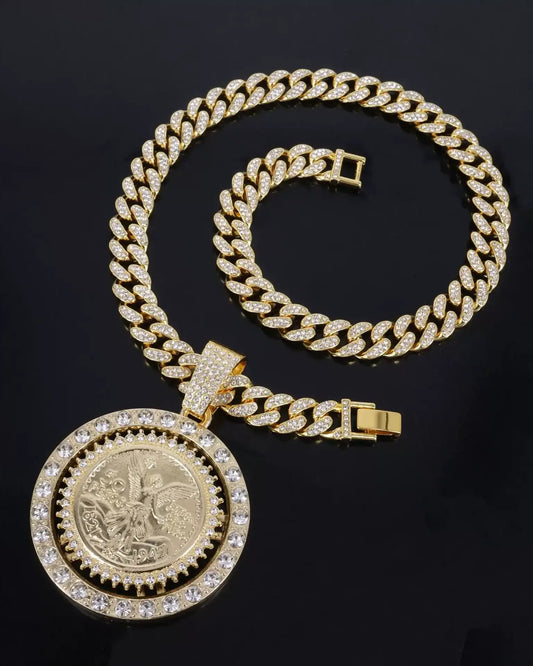 13mm Callejero 50 Pesos Necklace