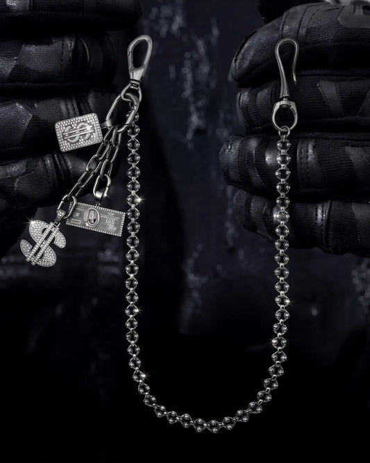 Money Talk Pavé Pant Chain