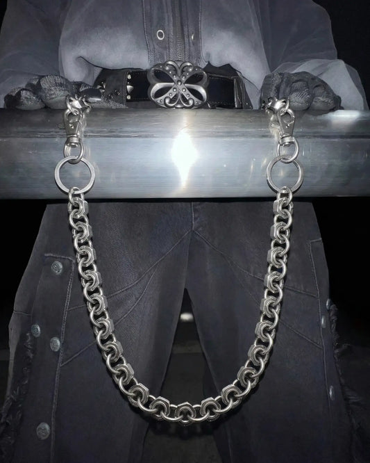 Nut locomotive wallet chain