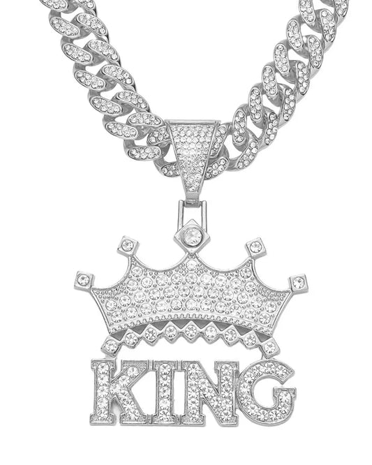 Iced Out King's pendant