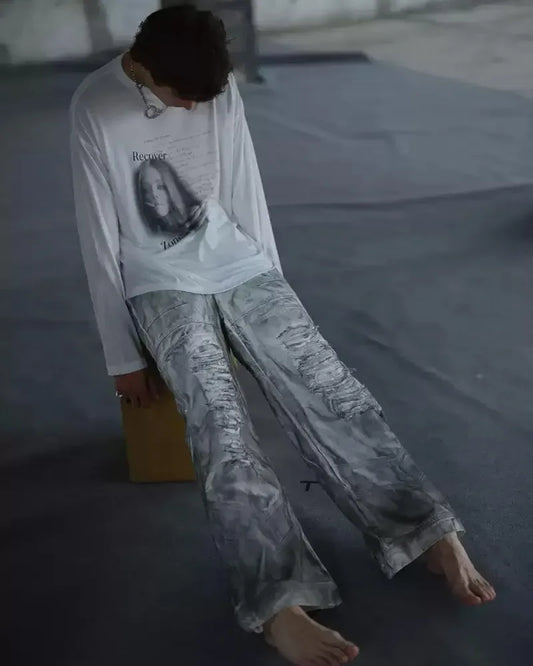 Gray Ghost Wide Leg