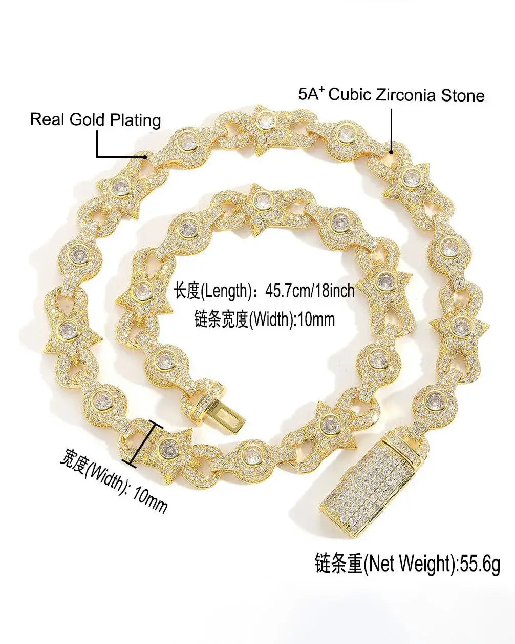 10MM small eye chain