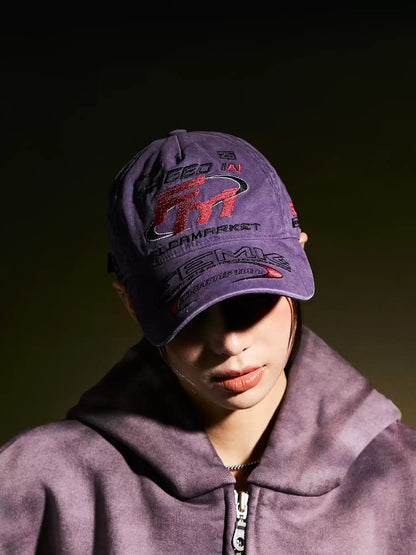 Checkered Flag Moto Cap