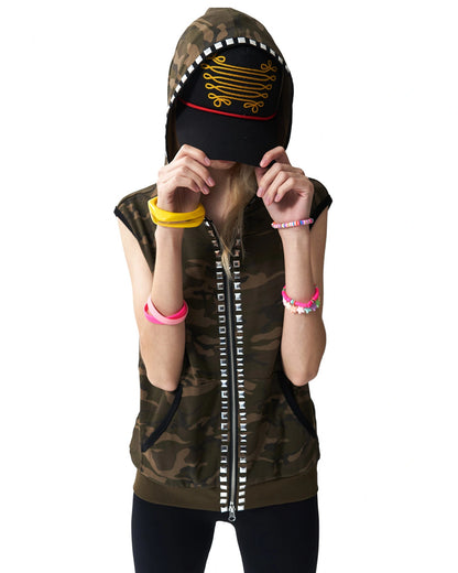 Stealth Punk Hooded Gilet