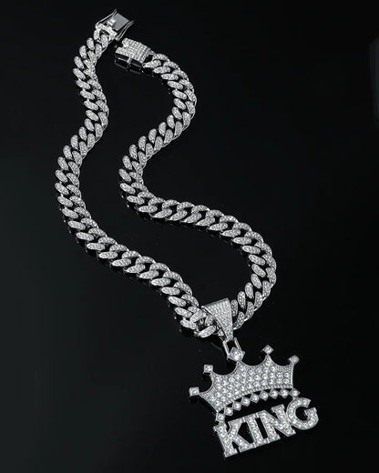 Iced Out King's pendant