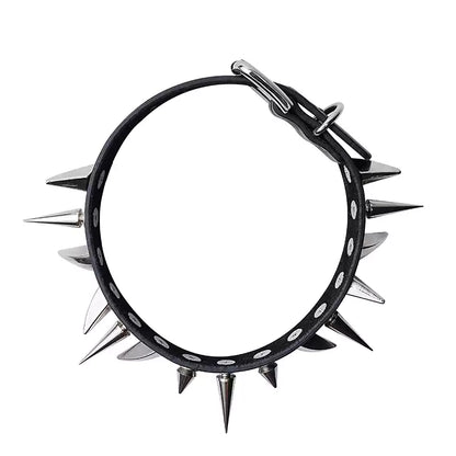Reverse bone sharp rivet collar