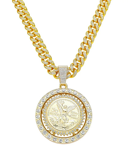 13mm Callejero 50 Pesos Necklace