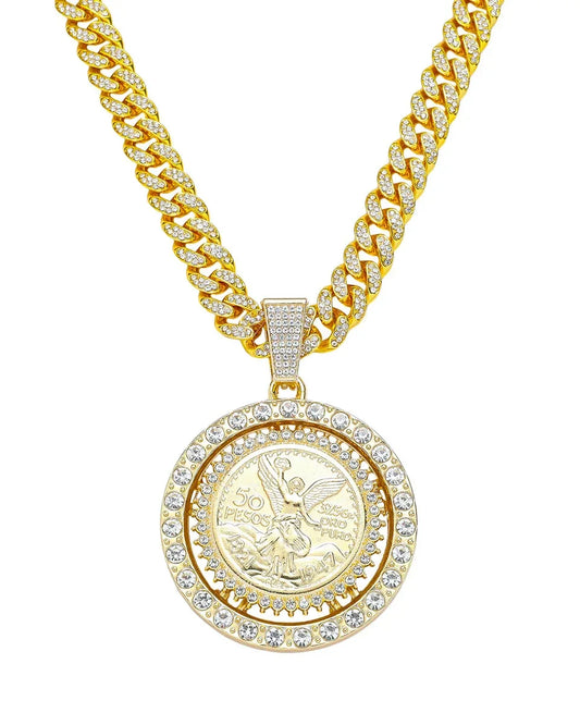 13mm Callejero 50 Pesos Necklace
