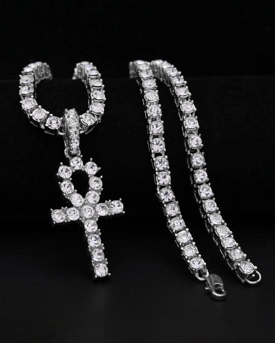 Gold & Ice Ankh