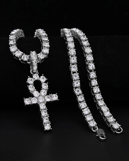 Gold & Ice Ankh
