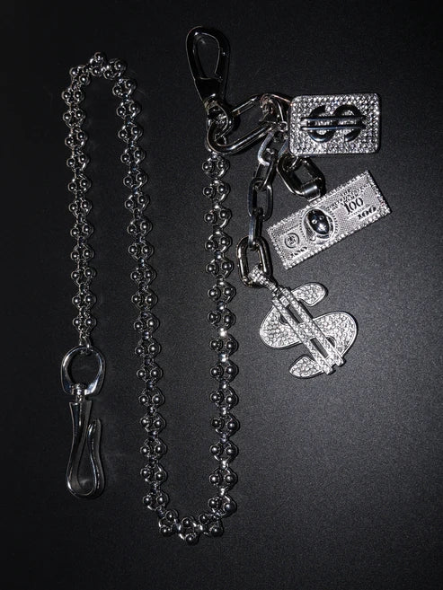 Money Talk Pavé Pant Chain