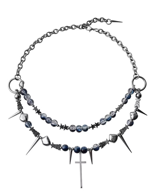 Starfall Forbidden Realm Cross Necklace