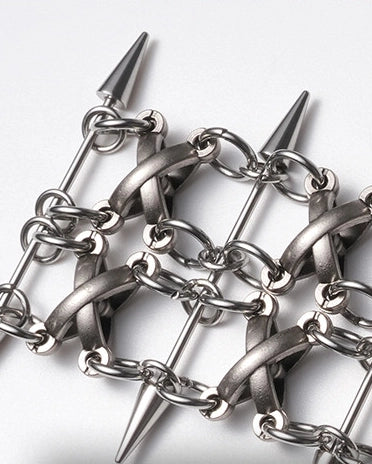 Vex Grid Spike Cuff