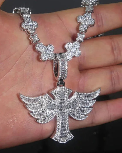 CROSS + WINGS CHAIN