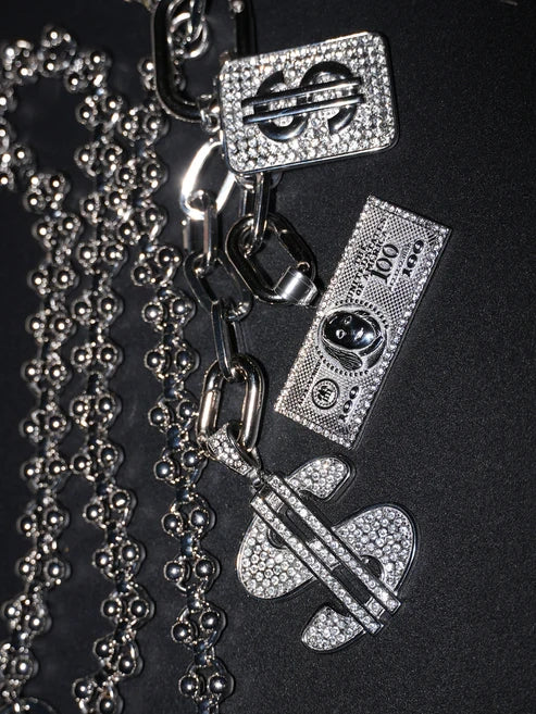 Money Talk Pavé Pant Chain
