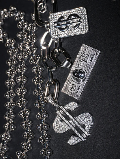 Money Talk Pavé Pant Chain