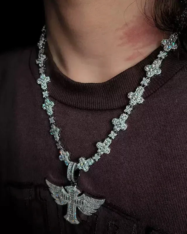 CROSS + WINGS CHAIN