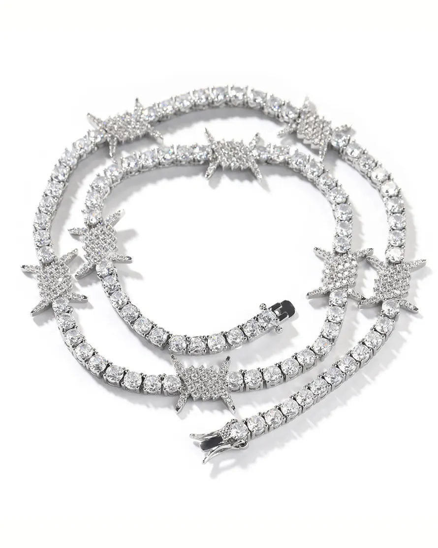 3.5mm Iced Fang Chain