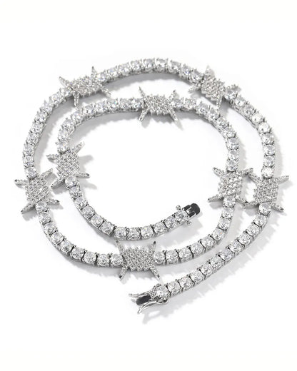 3.5mm Iced Fang Chain