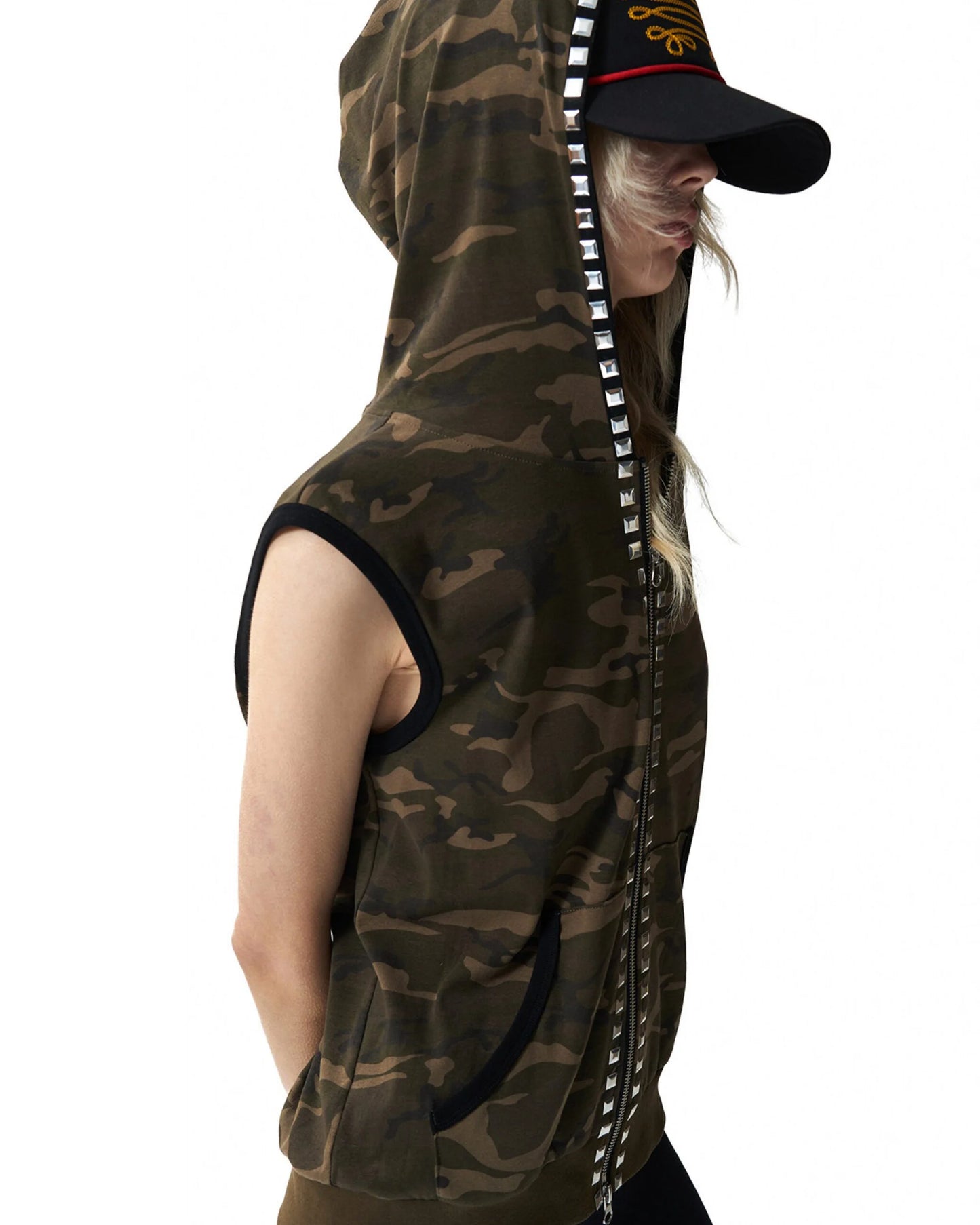 Stealth Punk Hooded Gilet
