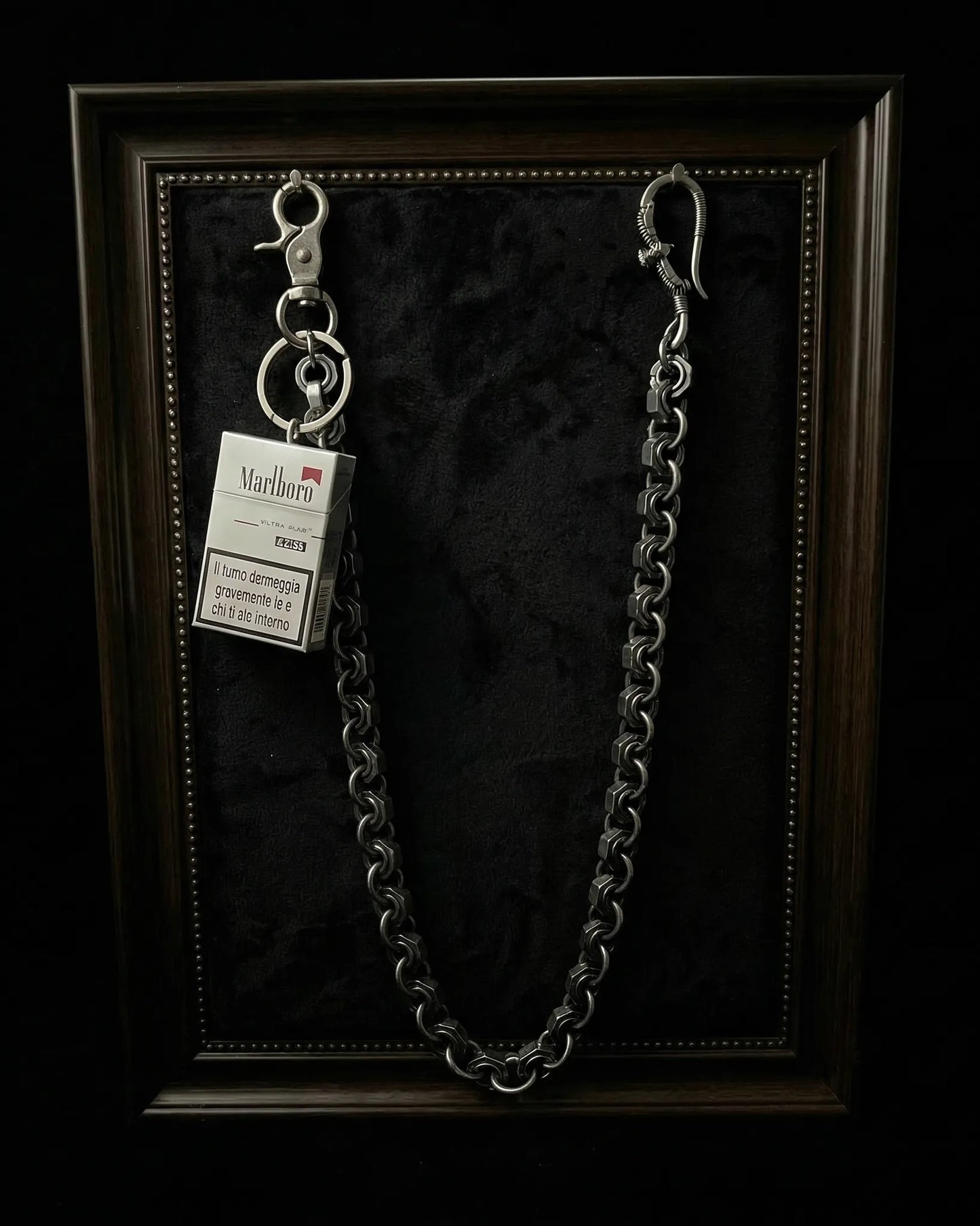 Nut locomotive wallet chain