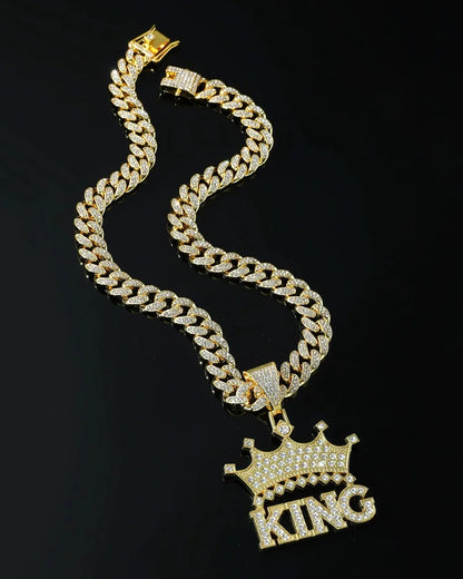 Iced Out King's pendant