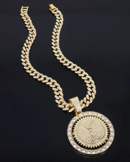 13mm Callejero 50 Pesos Necklace