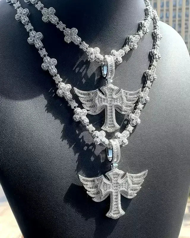 CROSS + WINGS CHAIN