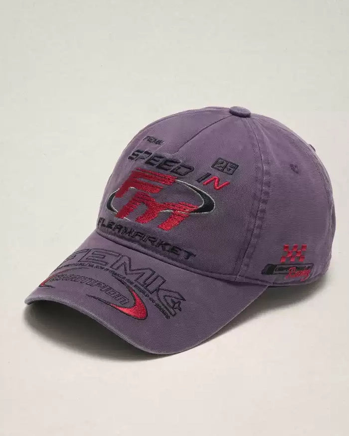 Checkered Flag Moto Cap