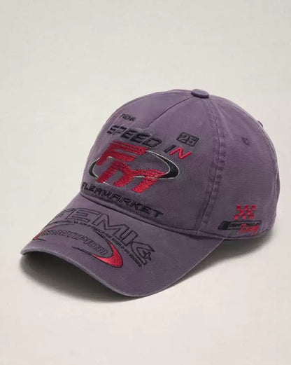Checkered Flag Moto Cap