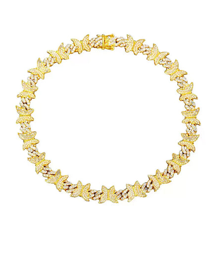 Luxe Butterfly Cuban  Link