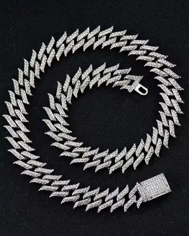 18mm Golden Lightning Cuban chain