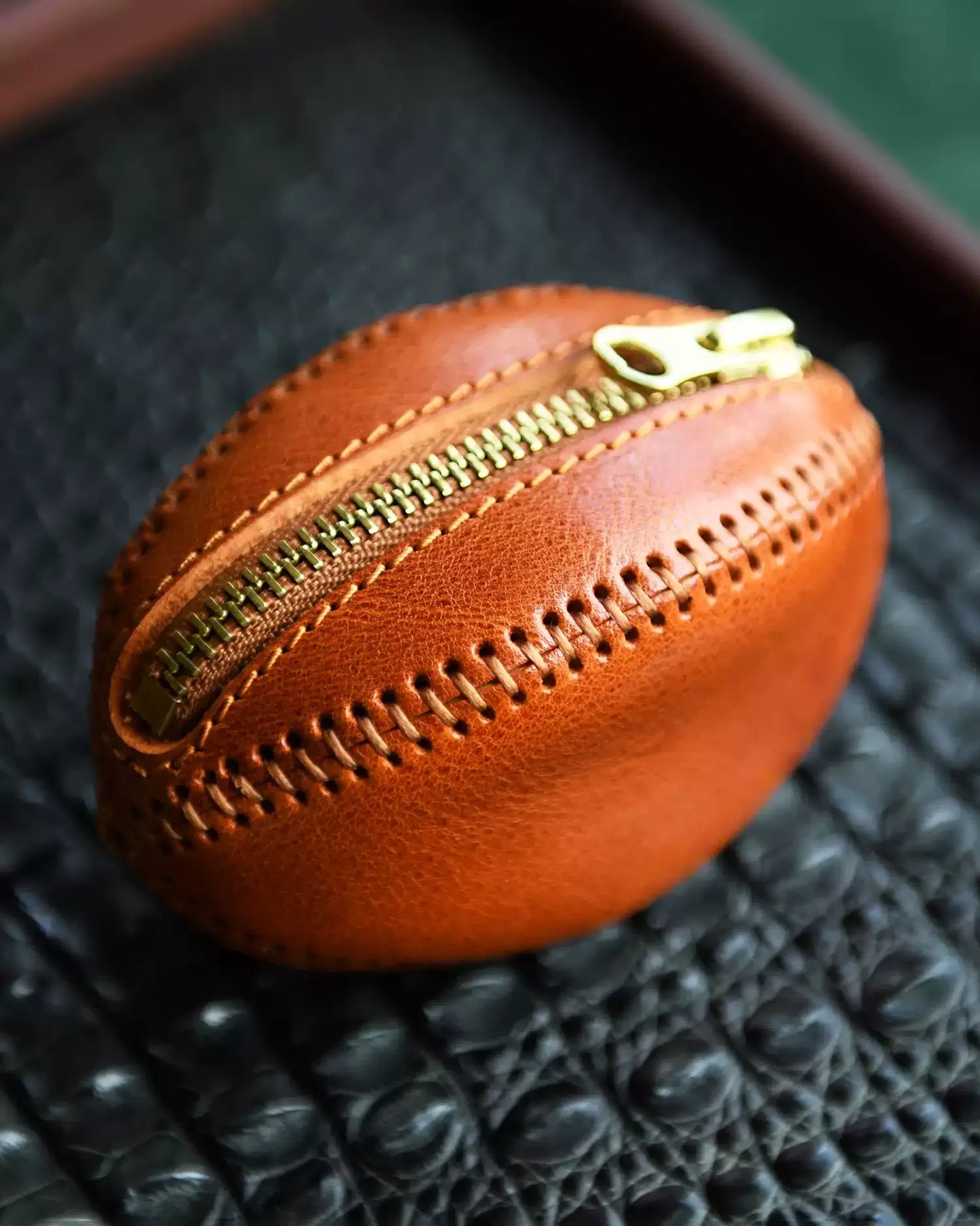 Vintage Laced Rugby Bag Charm