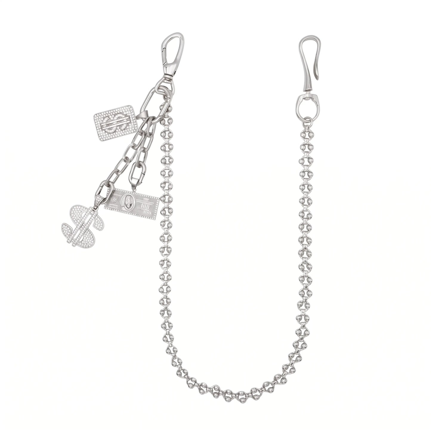 Money Talk Pavé Pant Chain