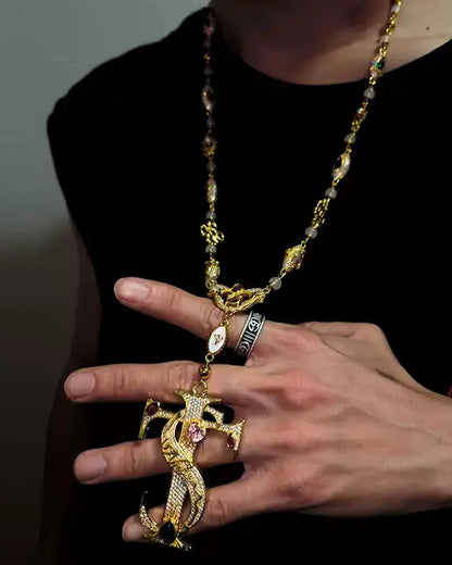 TS Crowned Sigil Necklace