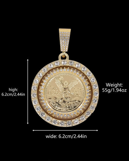 13mm Callejero 50 Pesos Necklace