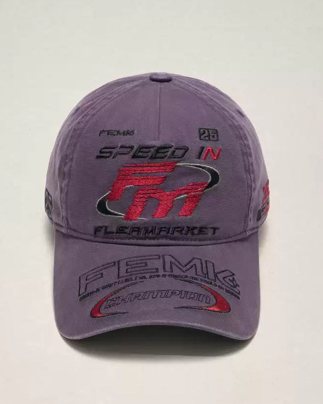 Checkered Flag Moto Cap