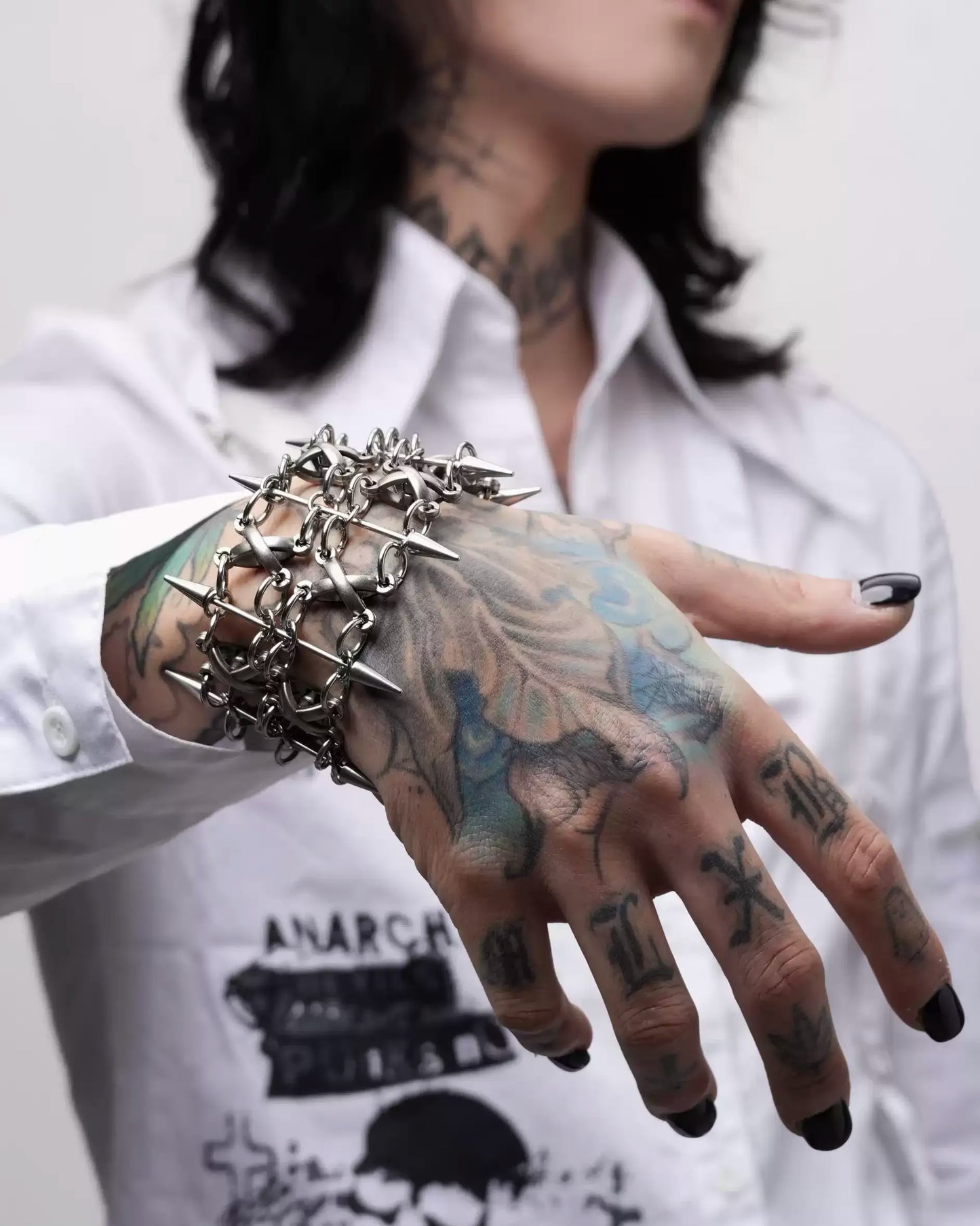 Vex Grid Spike Cuff