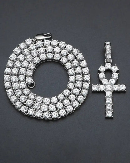 Gold & Ice Ankh
