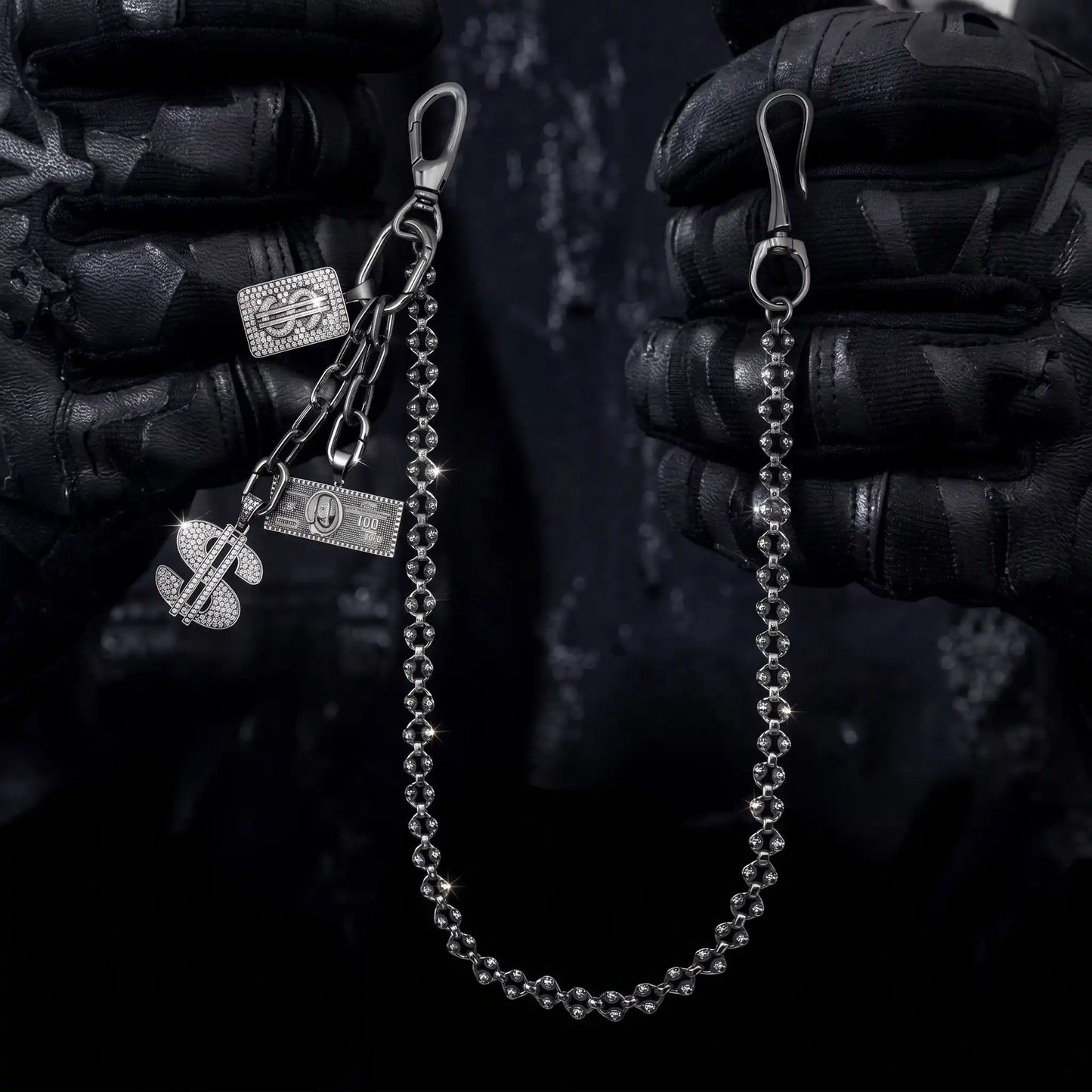 Money Talk Pavé Pant Chain