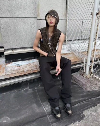Stealth Punk Hooded Gilet