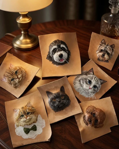 3D Stereoscopic Leather Engraving - Pet Accessories