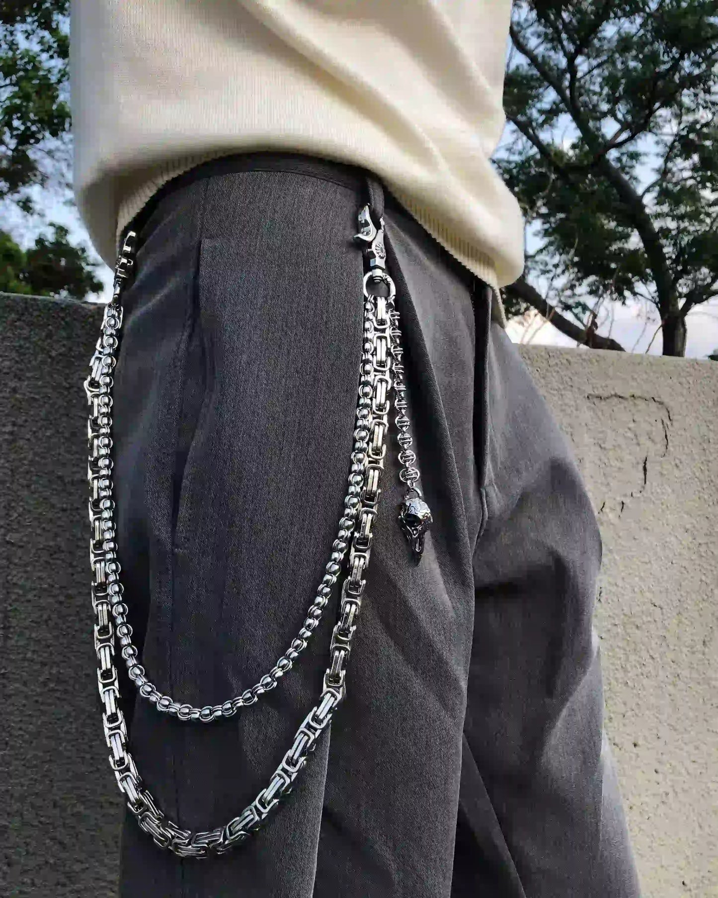 Byzantine Raven Pants Chain