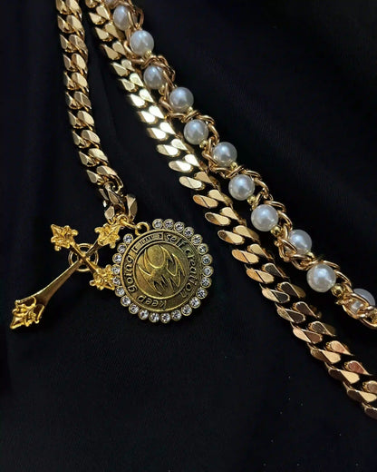 Gilded Pearl Drape