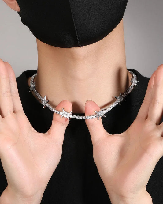 3.5mm Iced Fang Chain