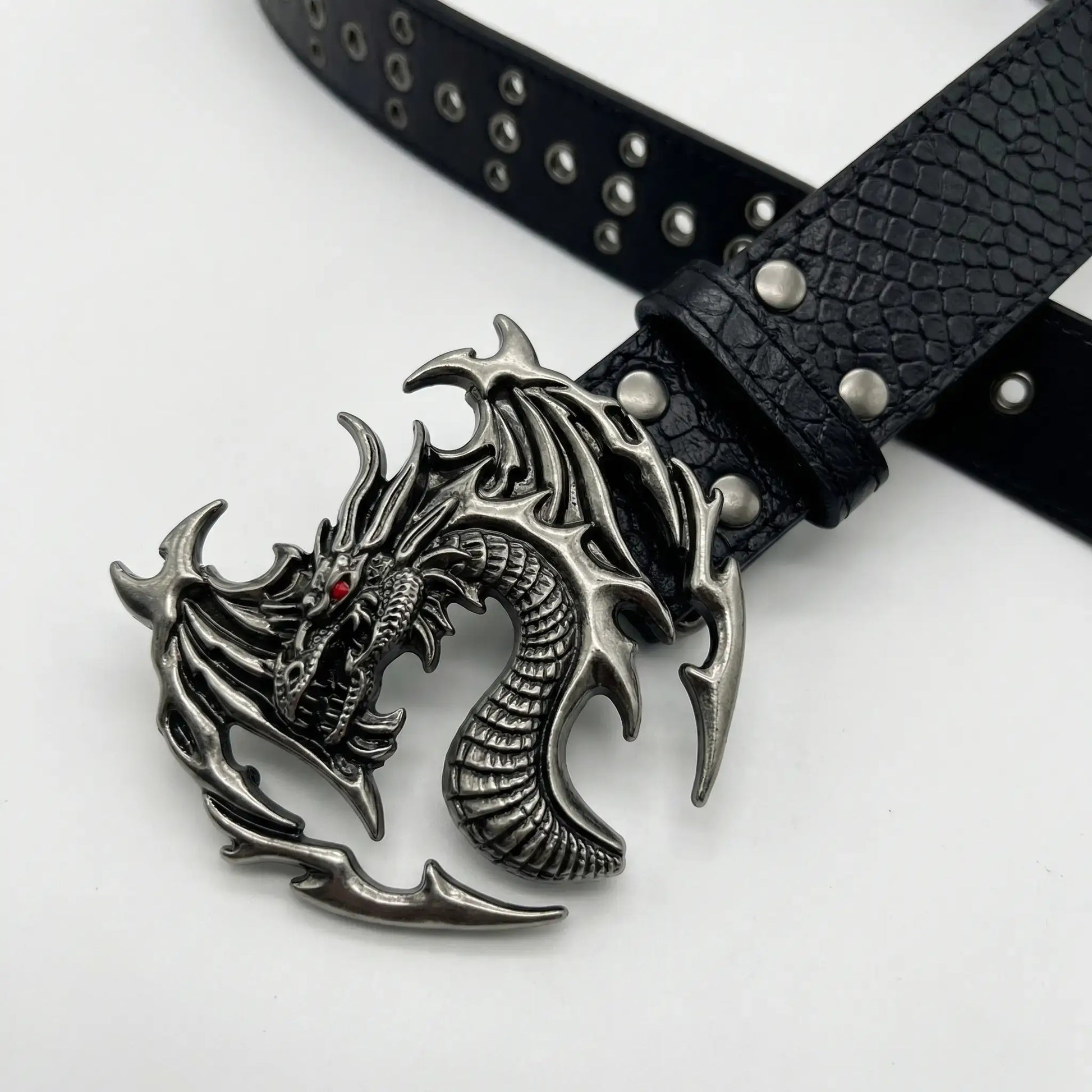 Obsidian Wyvern Buckle Belt