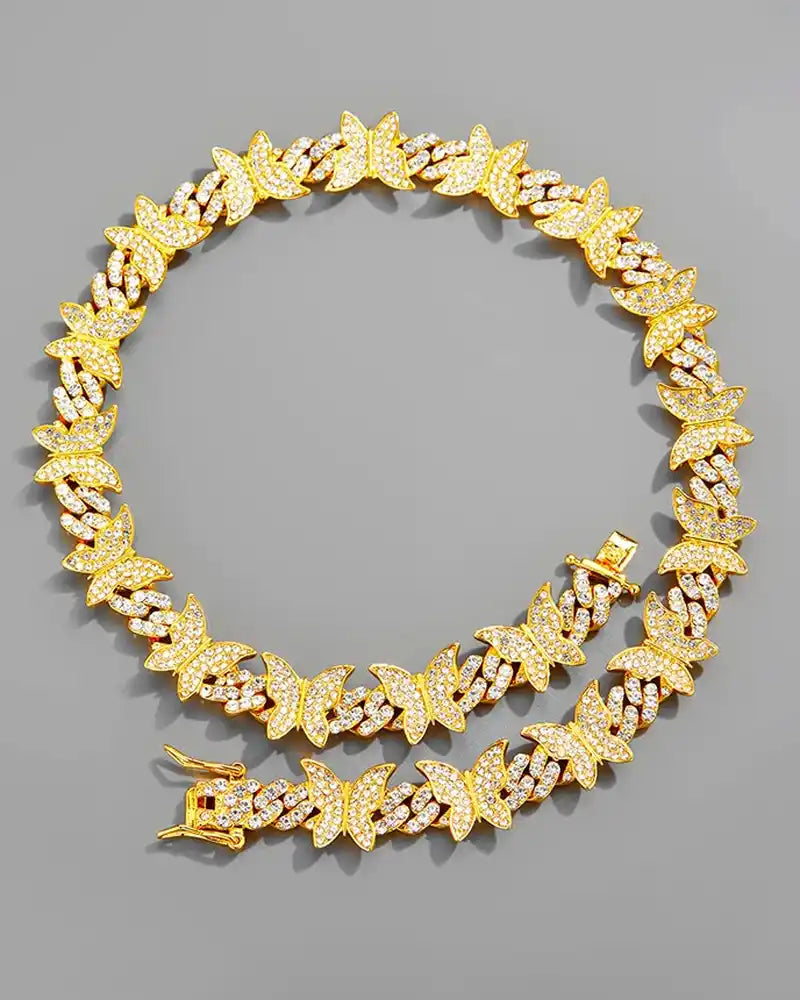Luxe Butterfly Cuban  Link