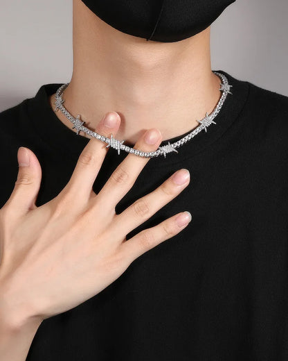 3.5mm Iced Fang Chain