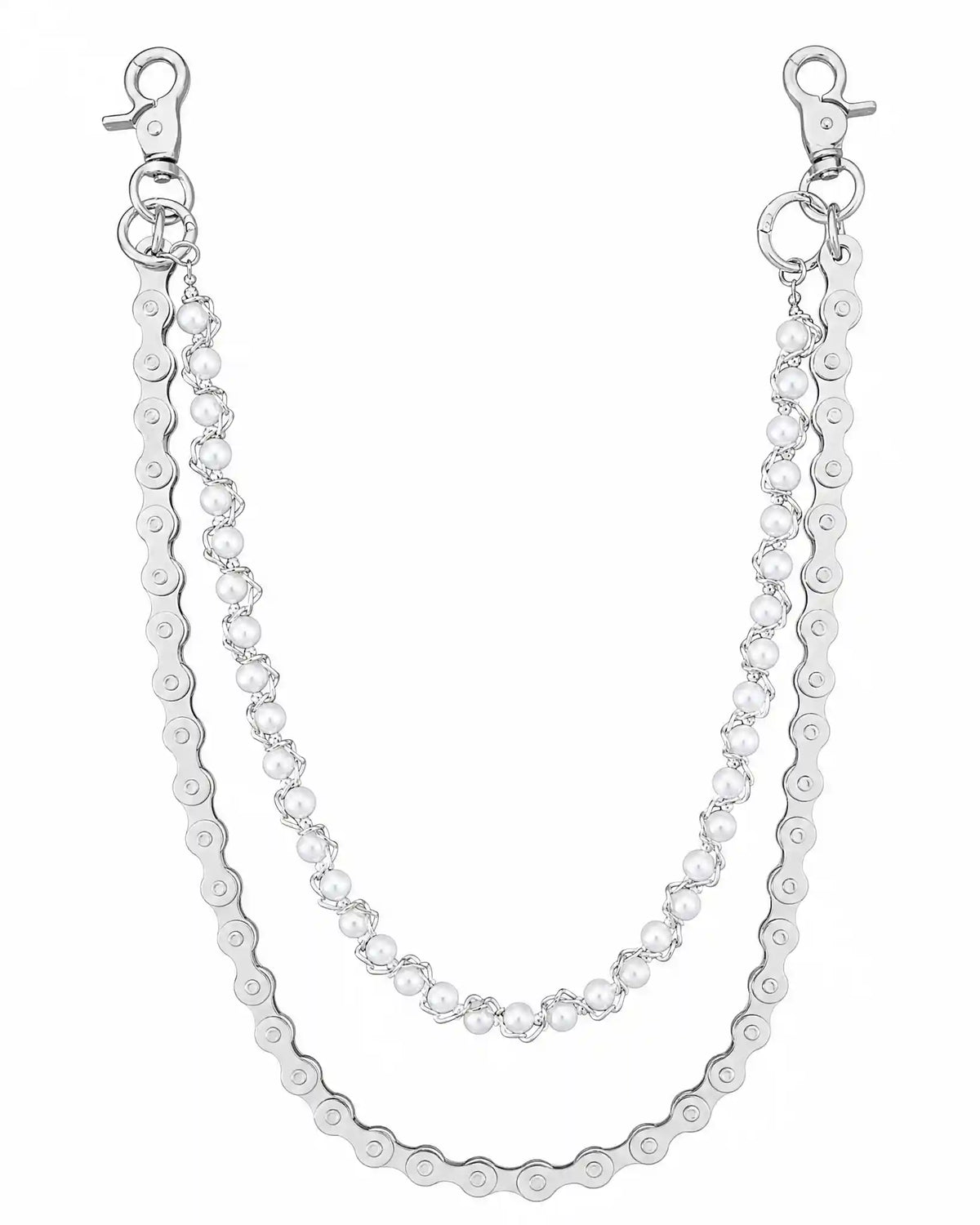 Cadena Doble Silver Yard